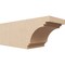 Ekena Millwork 6in. W x 6in. H x 16in. L Pescadero Woodgrain TimberThane Rafter Tail, Primed Tan RFTUR06X06X16PECRCPR - alternate 1